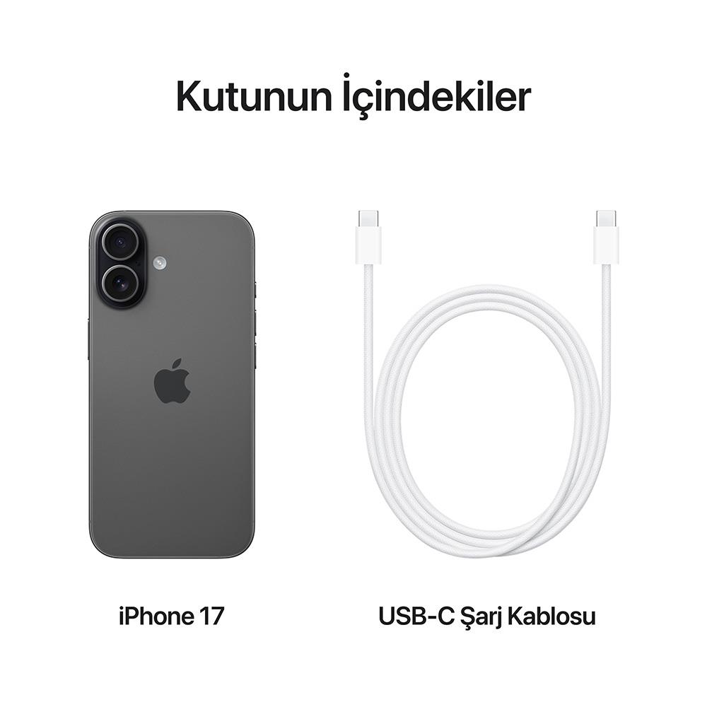 Apple İphone 17 256 Gb (Apple Türkiye Garantili) Siyah 256 Gb