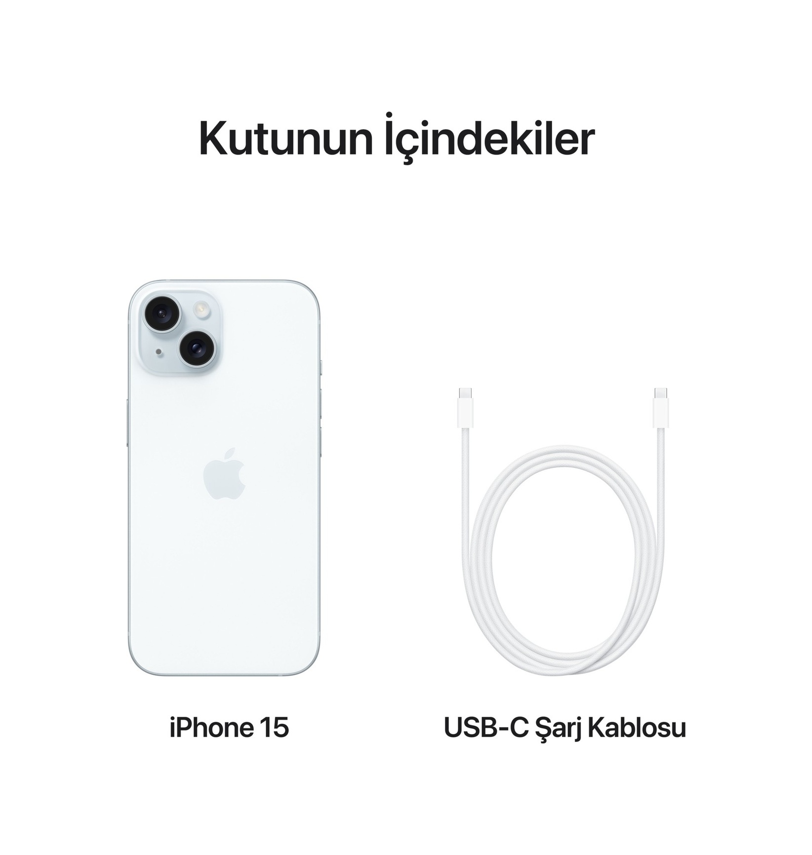 Apple İphone 15 128 Gb (Apple Türkiye Garantili) Mavi 128 Gb