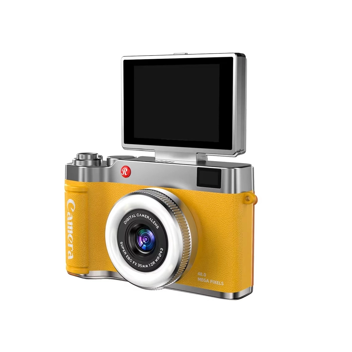 Evimdeyokyok 4K Çantalı Dijital Retro Video Kamera 48Mp 16X Zoom Işıklı (32Gb) Kart Dijital Fotoğraf Makinesi Sar