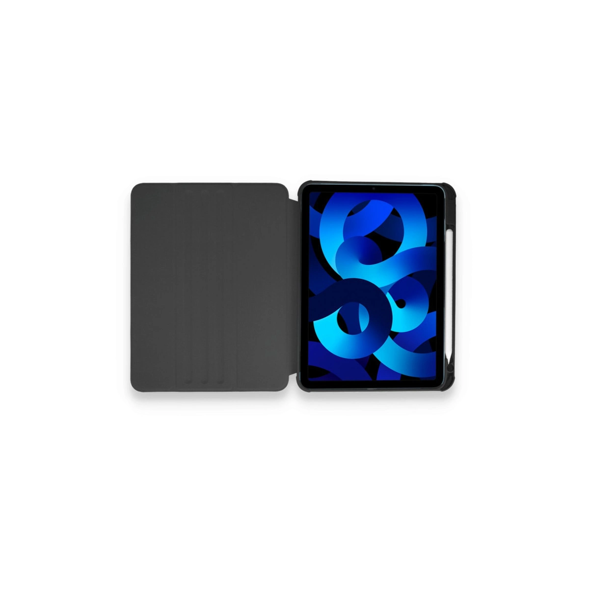 Evimdeyokyok Apple İpad 10.2 (7.Nesil) Kılıf Ling 360 Kalemlikli Tablet Kılıf - Siyah