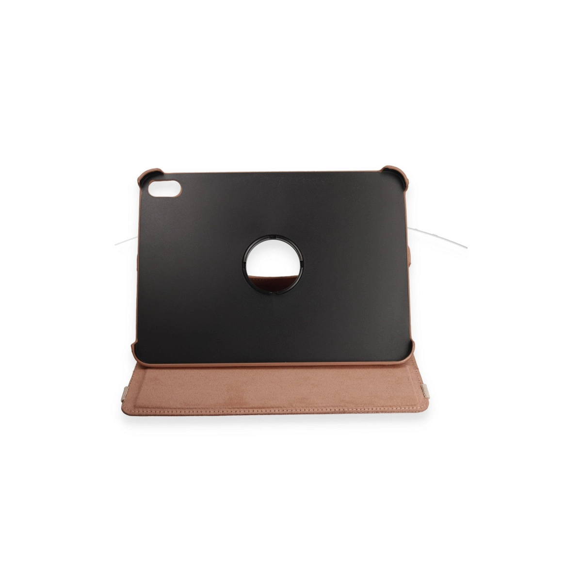 Evimdeyokyok Apple İpad 2022 10.9 (10.Nesil) Kılıf 360 Tablet Deri Kılıf - Rose Gold