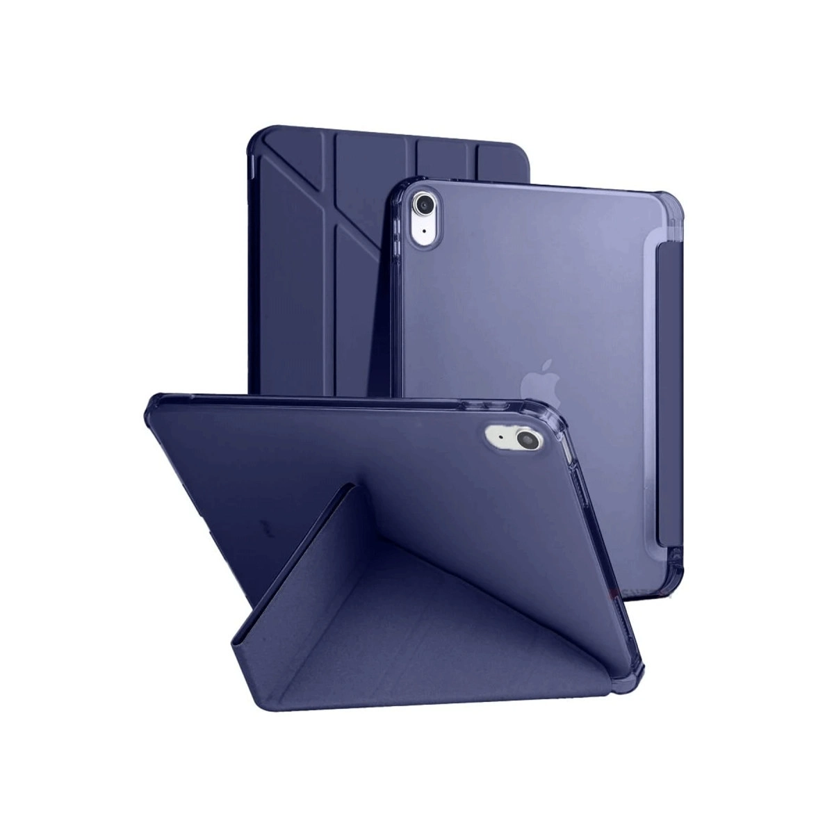 Evimdeyokyok Apple İpad 2022 10.9 (10.Nesil) Kılıf Kalemlikli Mars Tablet Kılıfı - Lacivert