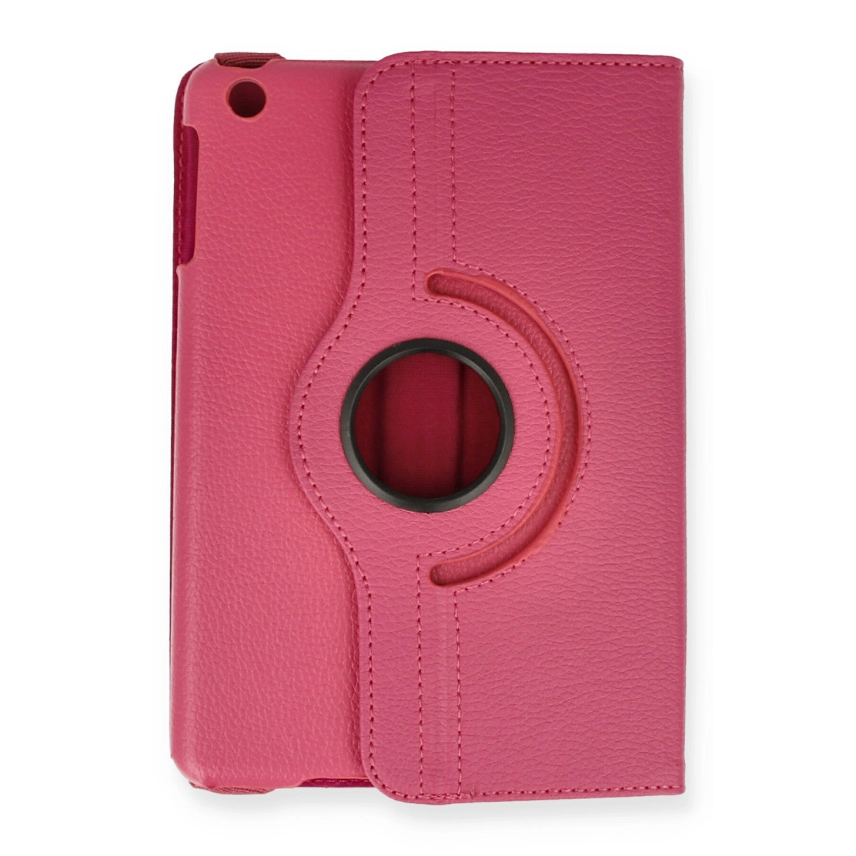 Evimdeyokyok Apple İpad Mini 1 Kılıf 360 Tablet Deri Kılıf - Pembe