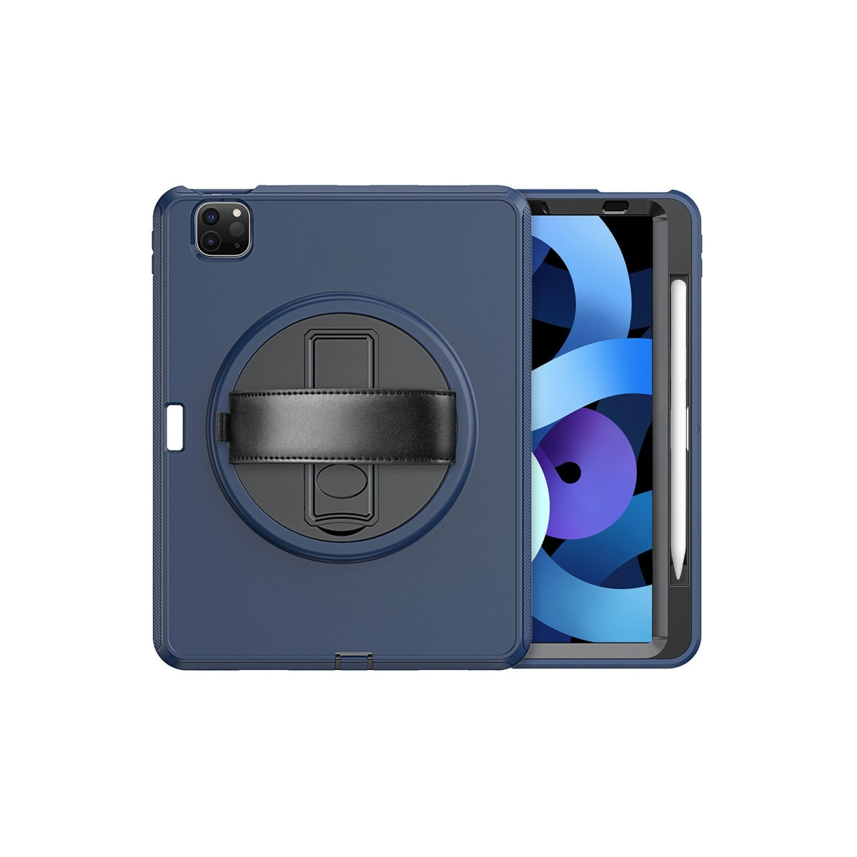 Evimdeyokyok Apple İpad Pro 11 (2018) Kılıf Hand Strap Tablet Kılıfı - Lacivert
