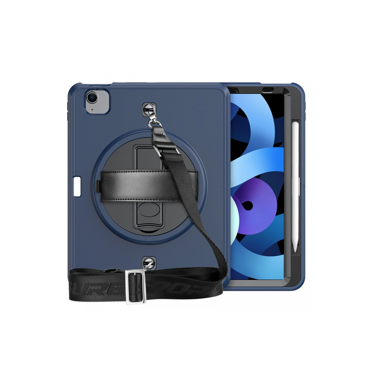 Evimdeyokyok Apple İpad Pro 11 (2020) Kılıf Strap-C Otterbox Tablet Kapak - Lacivert