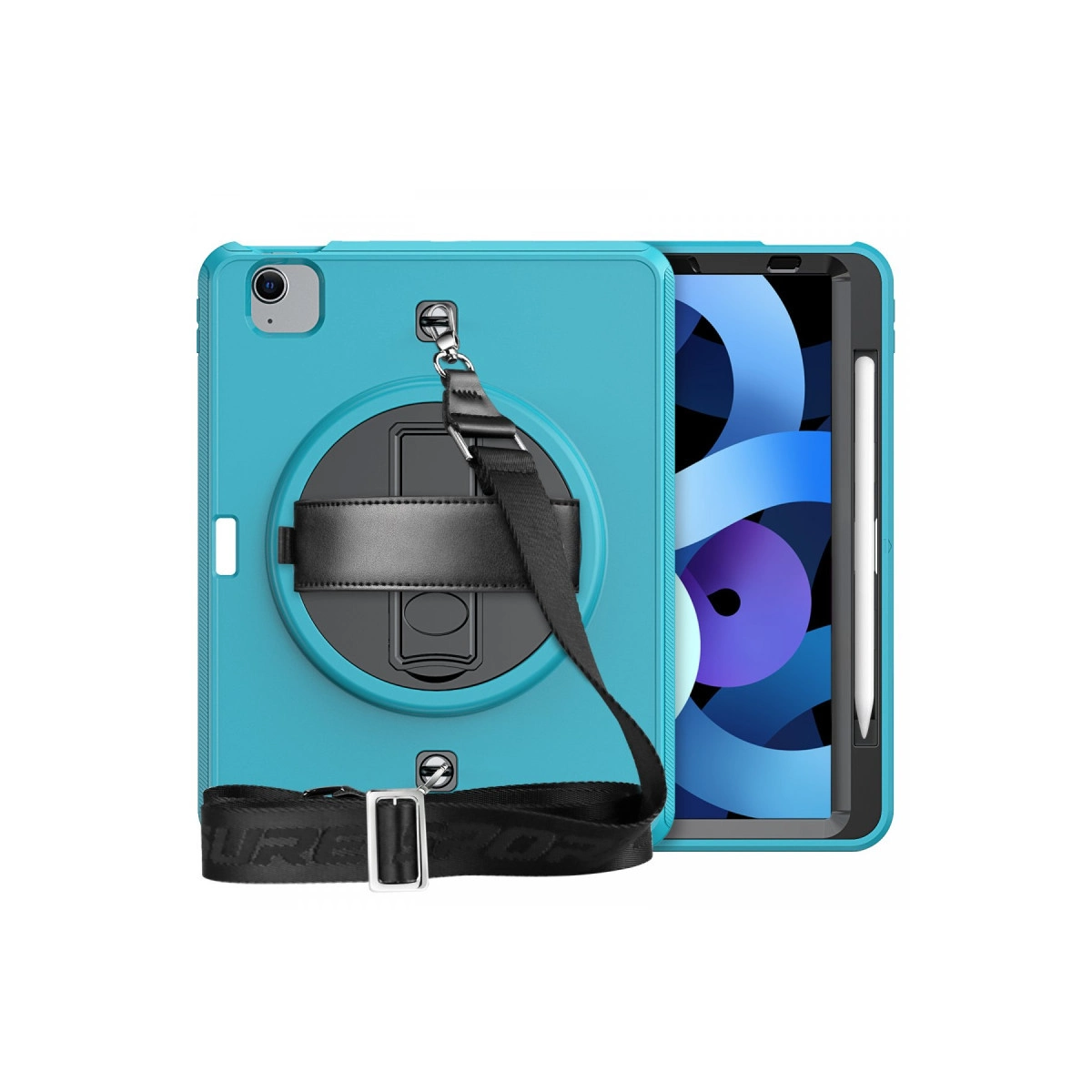 Evimdeyokyok Apple İpad Pro 11 (2020) Kılıf Strap-C Otterbox Tablet Kapak - Mavi