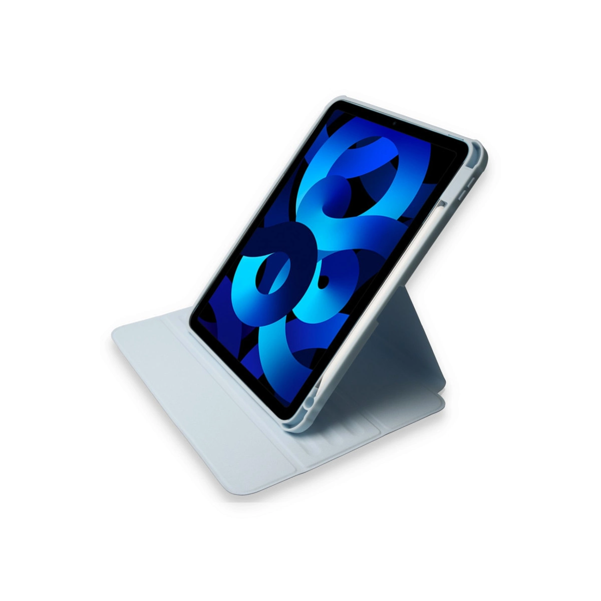 Evimdeyokyok Apple İpad Pro 11 (2021) Kılıf Ling 360 Kalemlikli Tablet Kılıf - Mavi