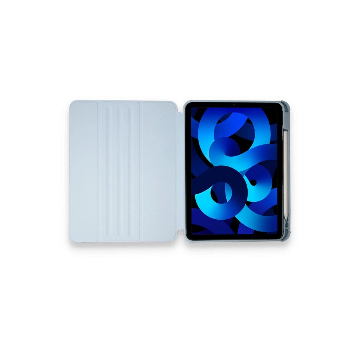 Evimdeyokyok Apple İpad Pro 11 (2021) Kılıf Ling 360 Kalemlikli Tablet Kılıf - Mavi