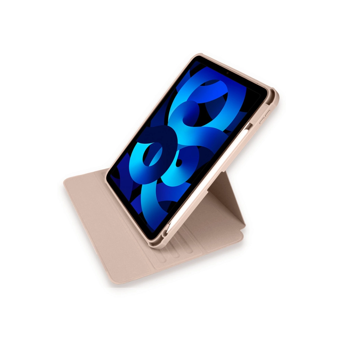 Evimdeyokyok Apple İpad Pro 11 (2021) Kılıf Ling 360 Kalemlikli Tablet Kılıf - Rose Gold
