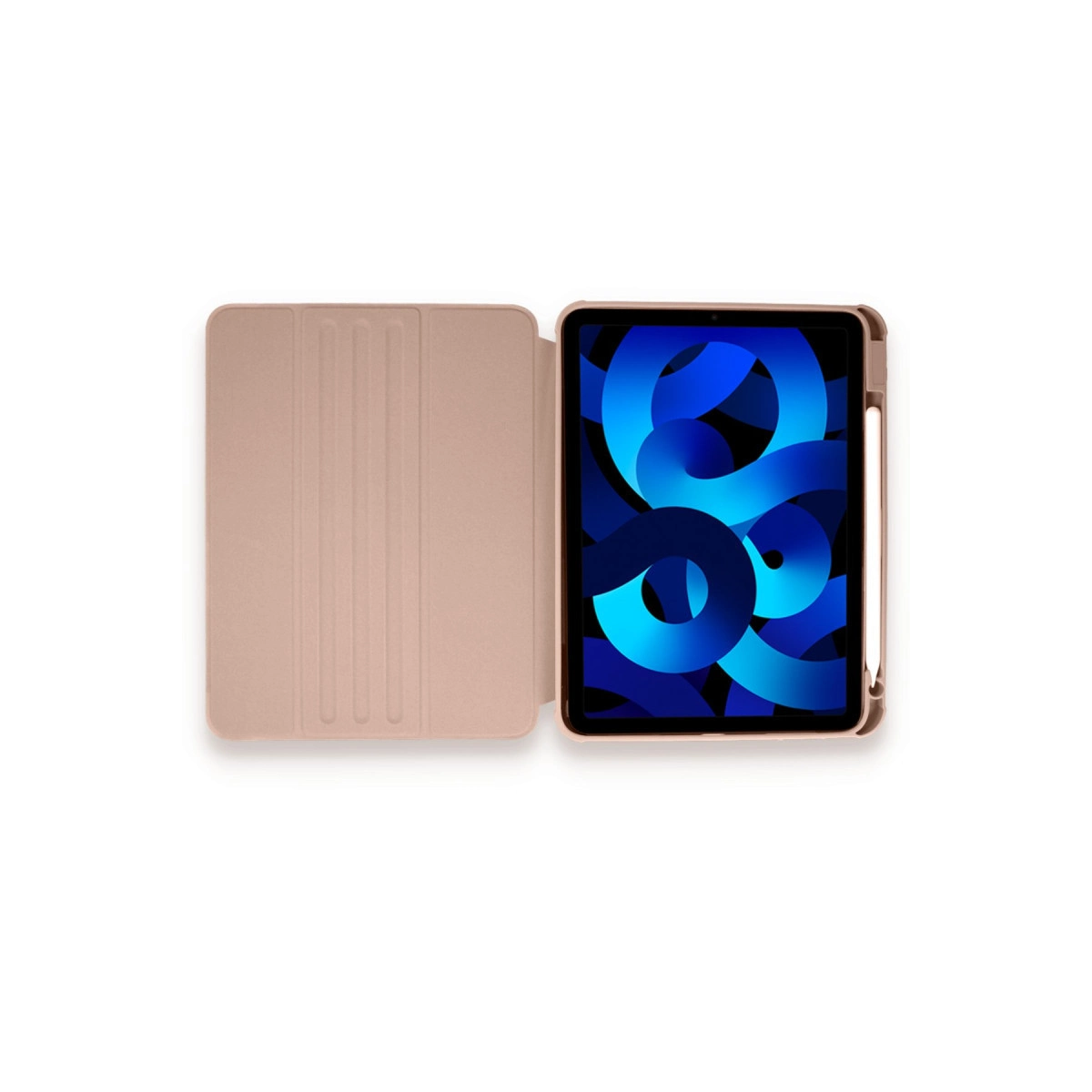 Evimdeyokyok Apple İpad Pro 11 (2021) Kılıf Ling 360 Kalemlikli Tablet Kılıf - Rose Gold