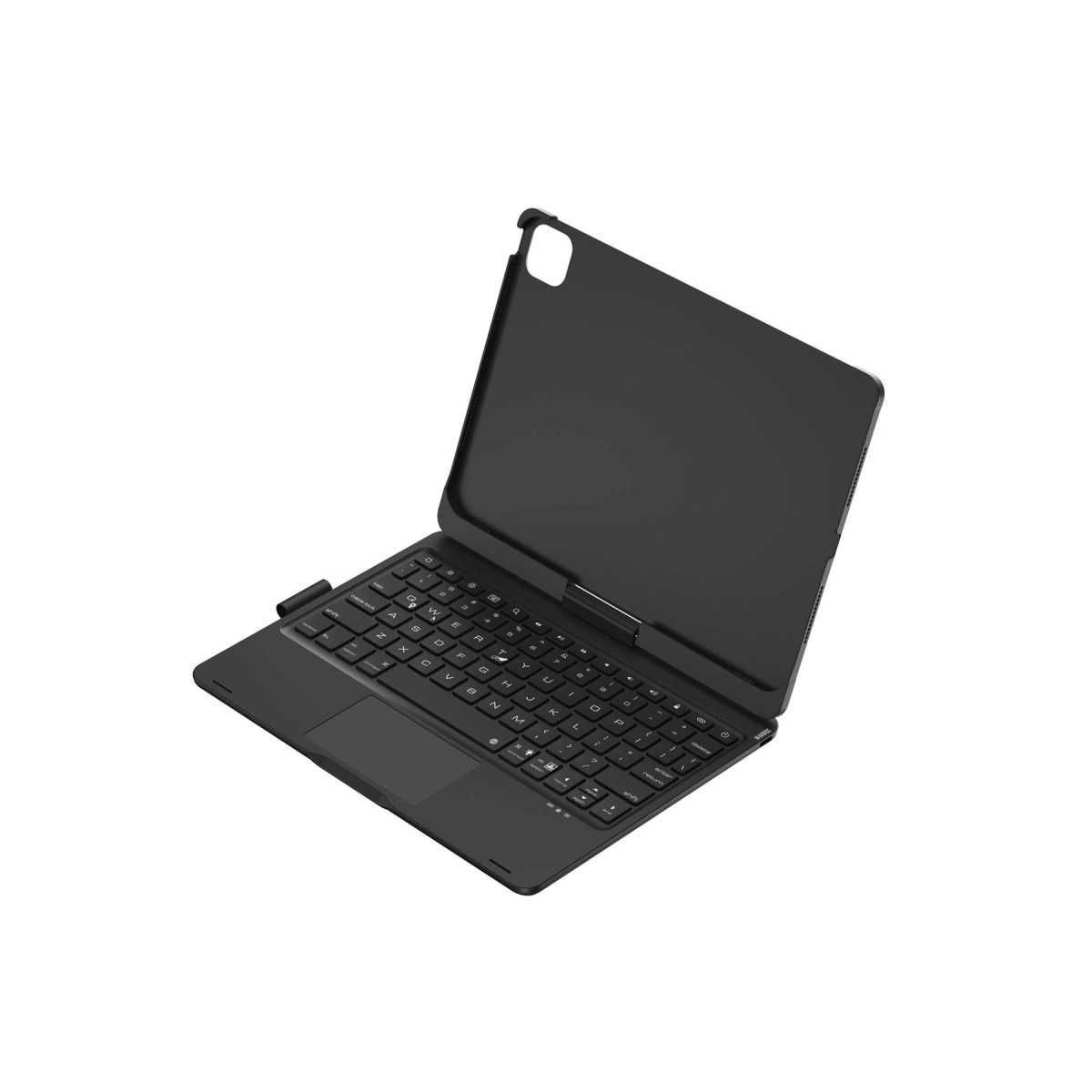 Evimdeyokyok Apple İpad Pro 11 (2024) F11 Ats Kılıf Magic Dönen Klavyeli Tablet Kılıf - Siyah