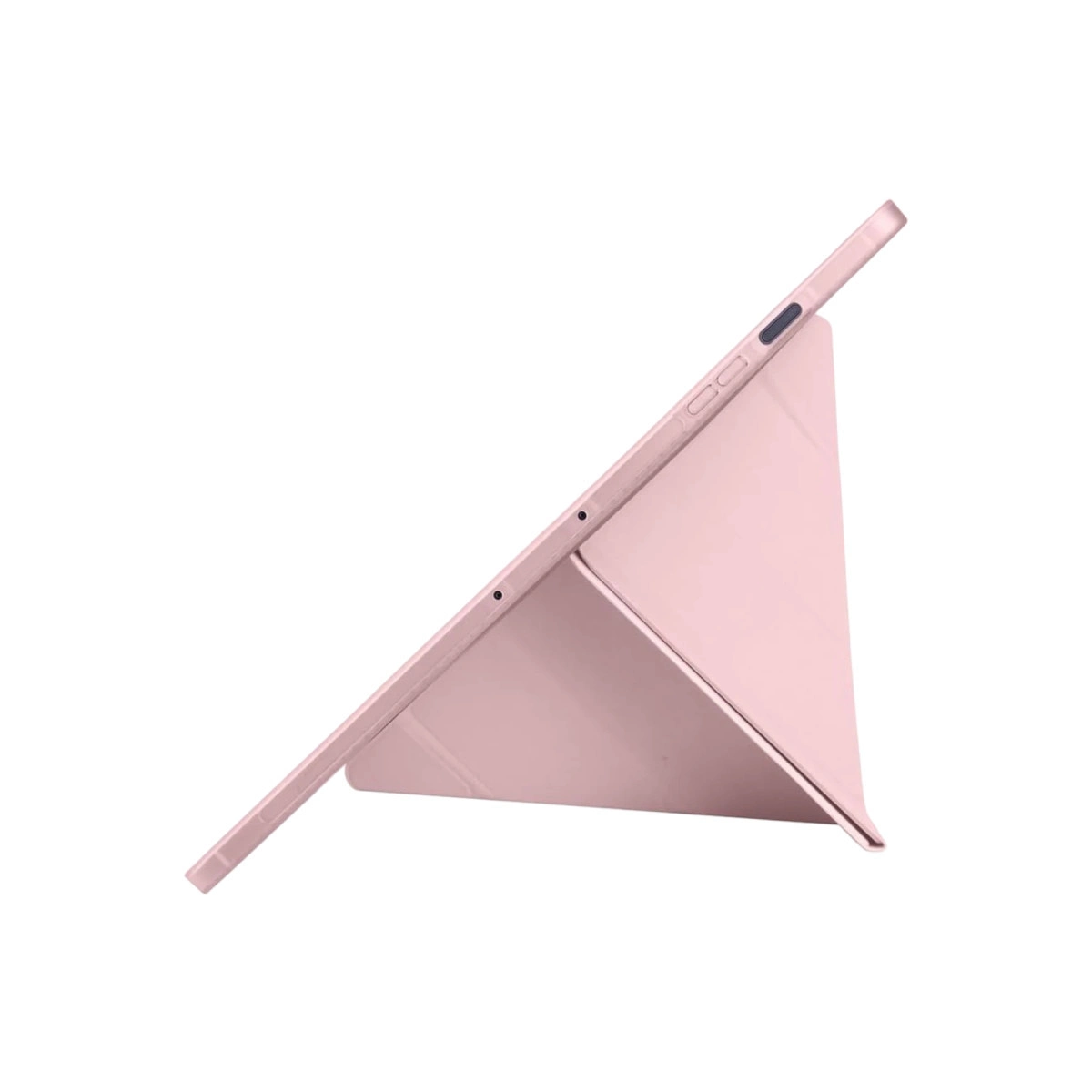 Evimdeyokyok Apple İpad Pro 11 (2024) Kılıf Kalemlikli Hugo Tablet Kılıfı - Rose Gold