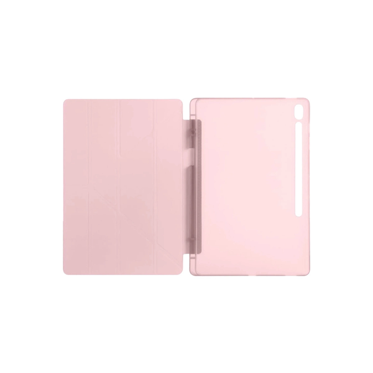 Evimdeyokyok Apple İpad Pro 11 (2024) Kılıf Kalemlikli Hugo Tablet Kılıfı - Rose Gold