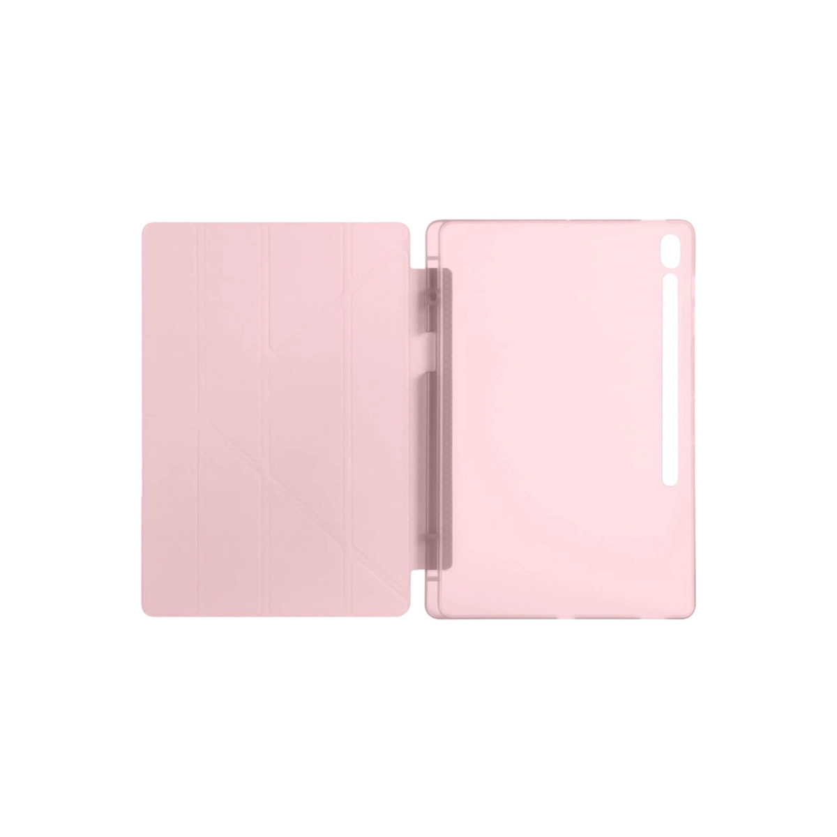 Evimdeyokyok Apple İpad Pro 13 (2024) Kılıf Kalemlikli Hugo Tablet Kılıfı - Rose Gold