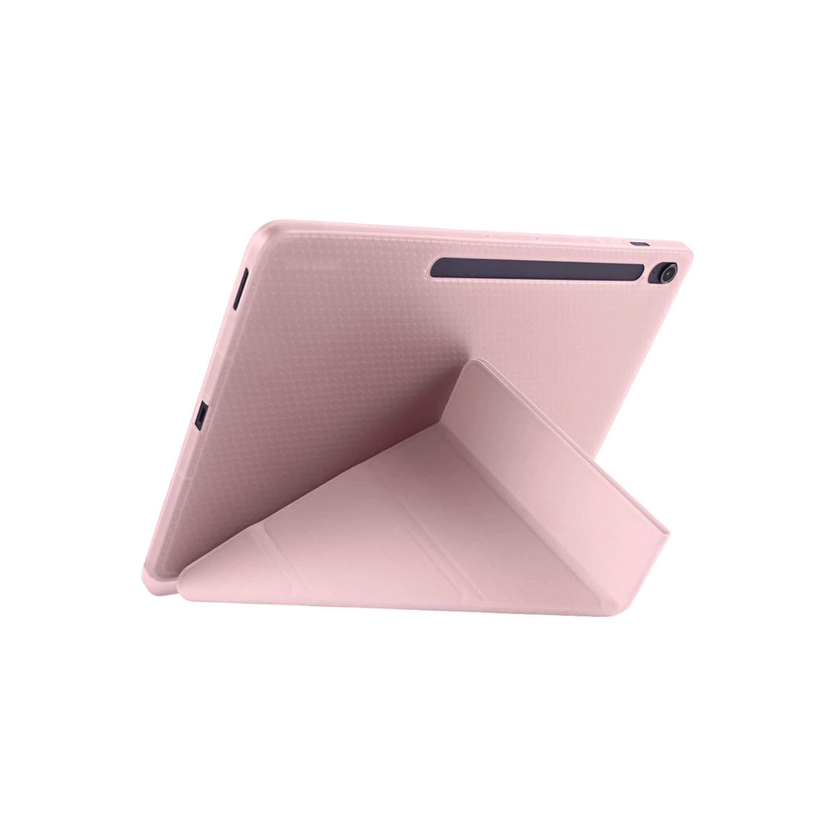 Evimdeyokyok Apple İpad Pro 13 (2024) Kılıf Kalemlikli Hugo Tablet Kılıfı - Rose Gold