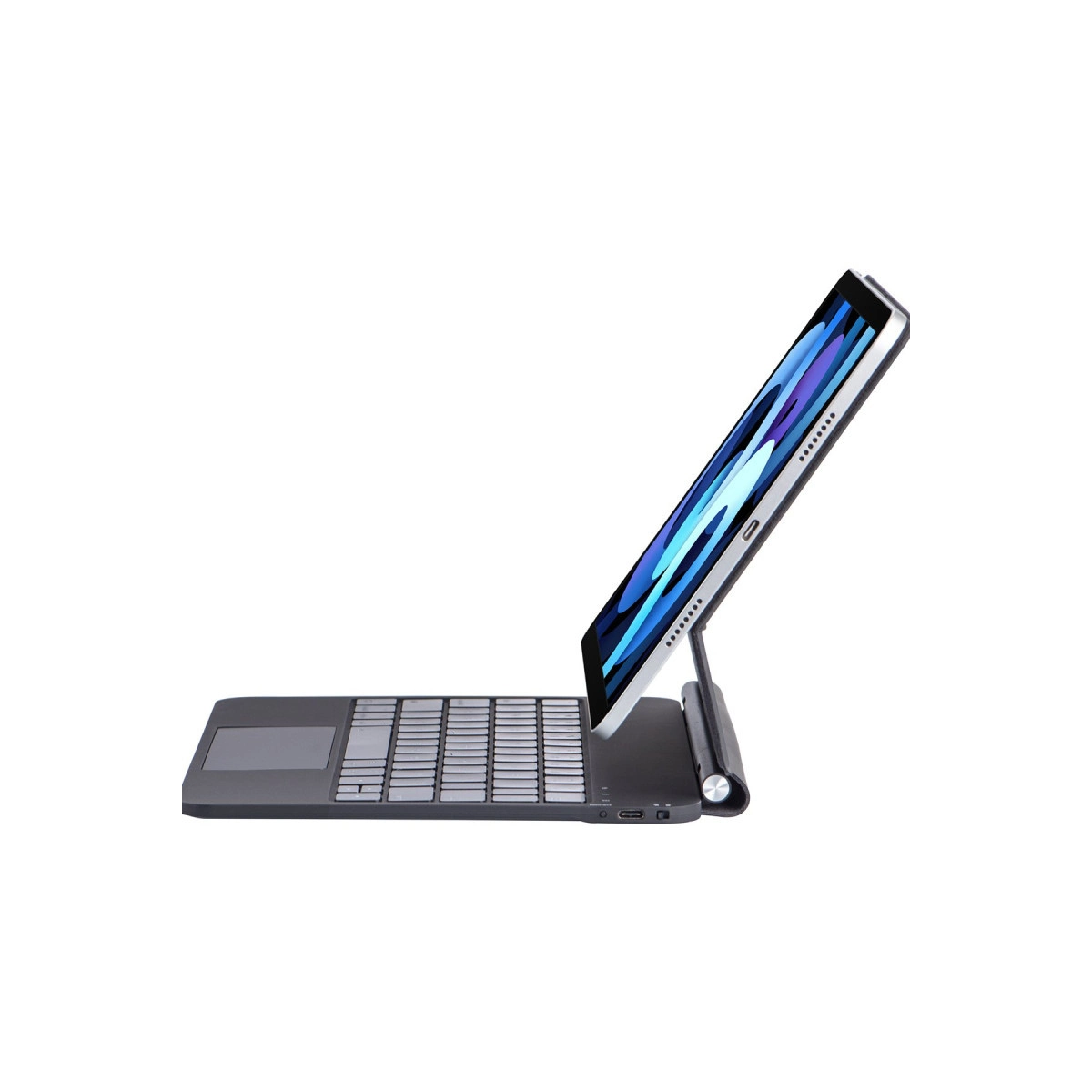Evimdeyokyok Apple İpad Pro 13 (2024) Kılıf X9P Magic Manyetik Klavyeli Tablet Kılıfı - Siyah