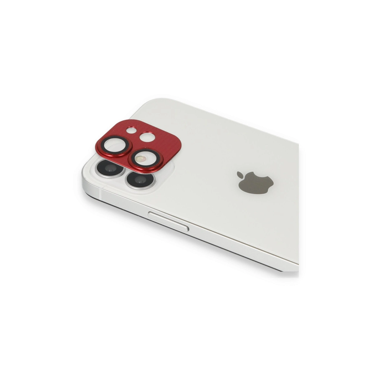 Evimdeyokyok Apple İphone 11 Pers Alüminyum Kamera Lens - Kırmızı