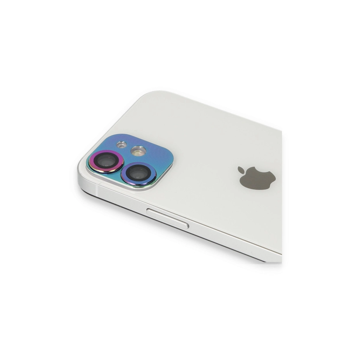 Evimdeyokyok Apple İphone 11 Pers Alüminyum Kamera Lens - Rainbow