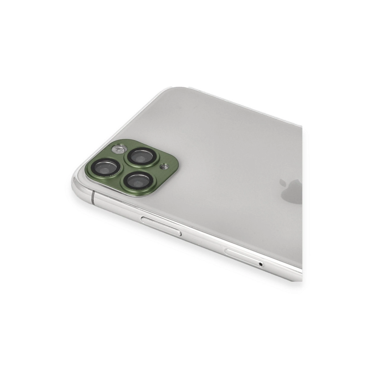 Evimdeyokyok Apple İphone 11 Pro Max Pers Alüminyum Kamera Lens - Yeşil