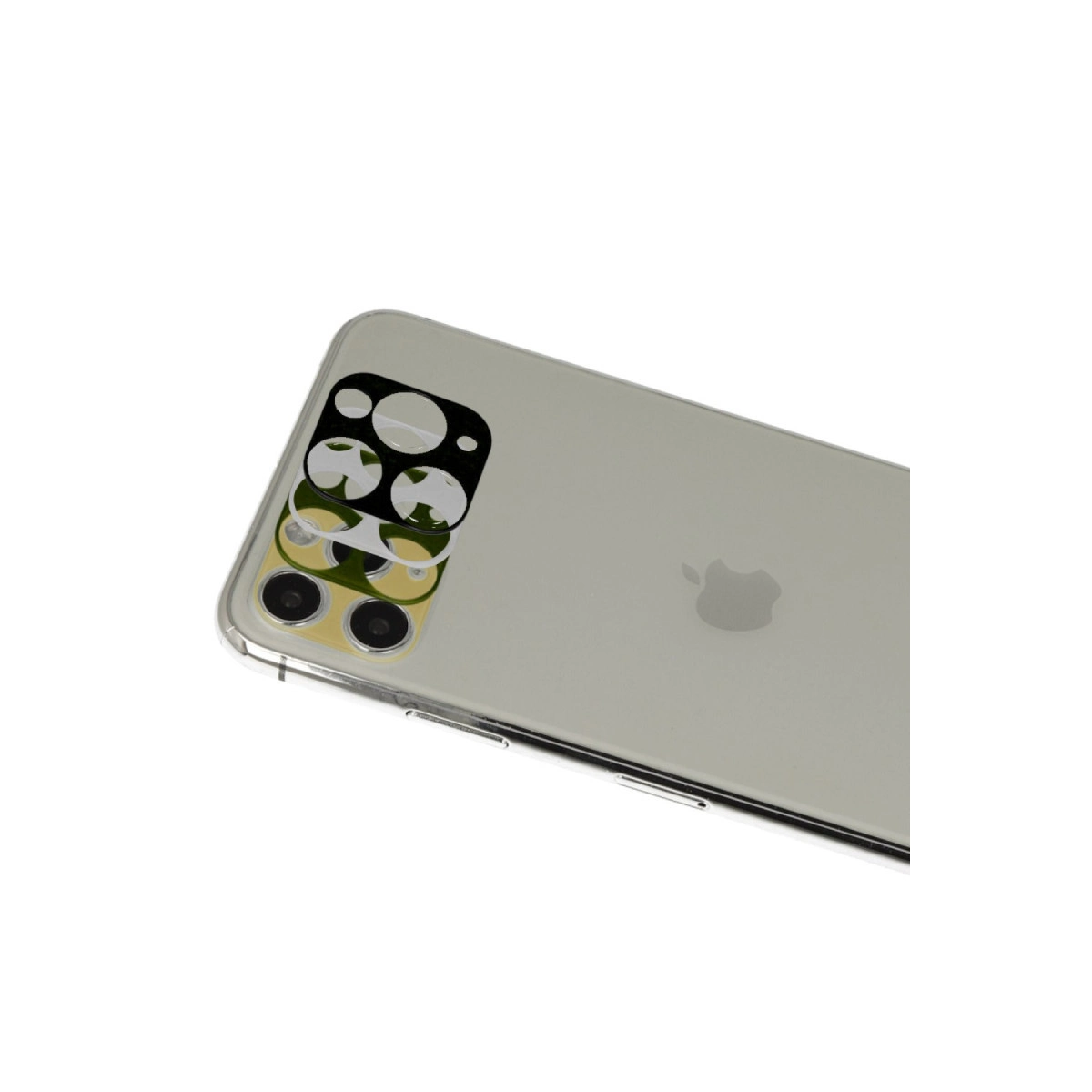 Evimdeyokyok Apple İphone 11 Pro Max Rainbow Kamera Lens Koruma Cam - Gold