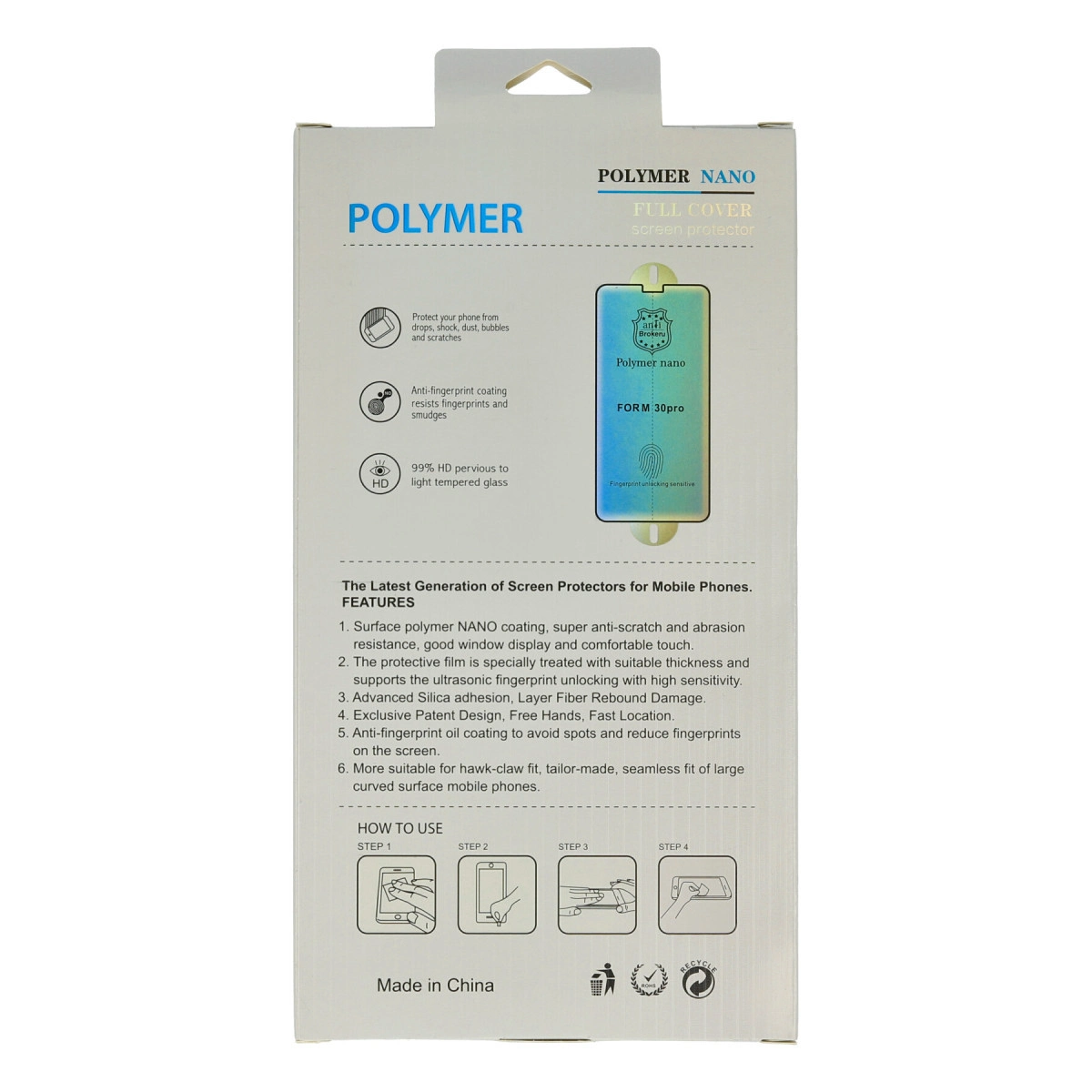 Evimdeyokyok Apple İphone 11 Pro Polymer Nano Ekran Koruyucu
