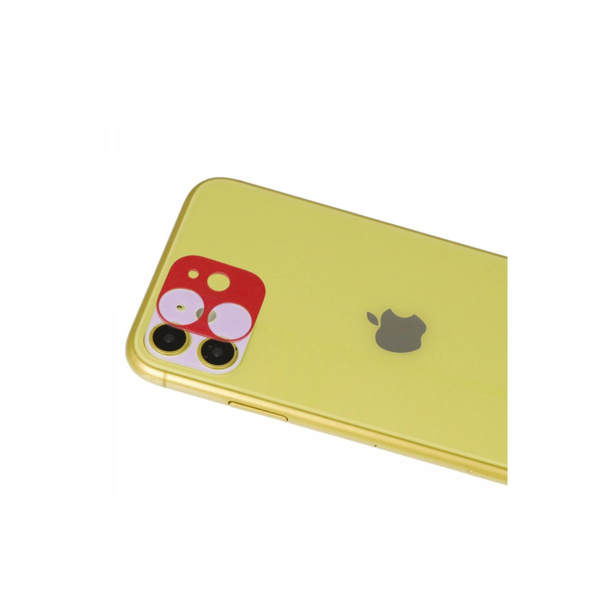 Evimdeyokyok Apple İphone 11 Rainbow Kamera Lens Koruma Cam - Kırmızı