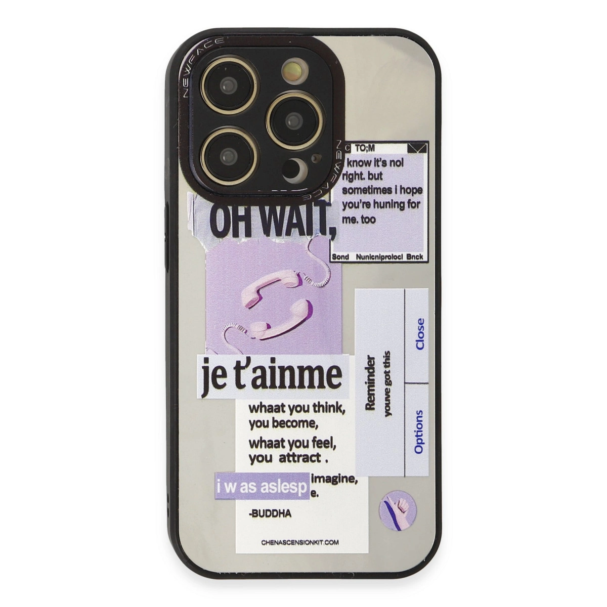 Evimdeyokyok Apple İphone 12 Pro Max Kılıf Mirror Desenli Kapak - Mirror - 4