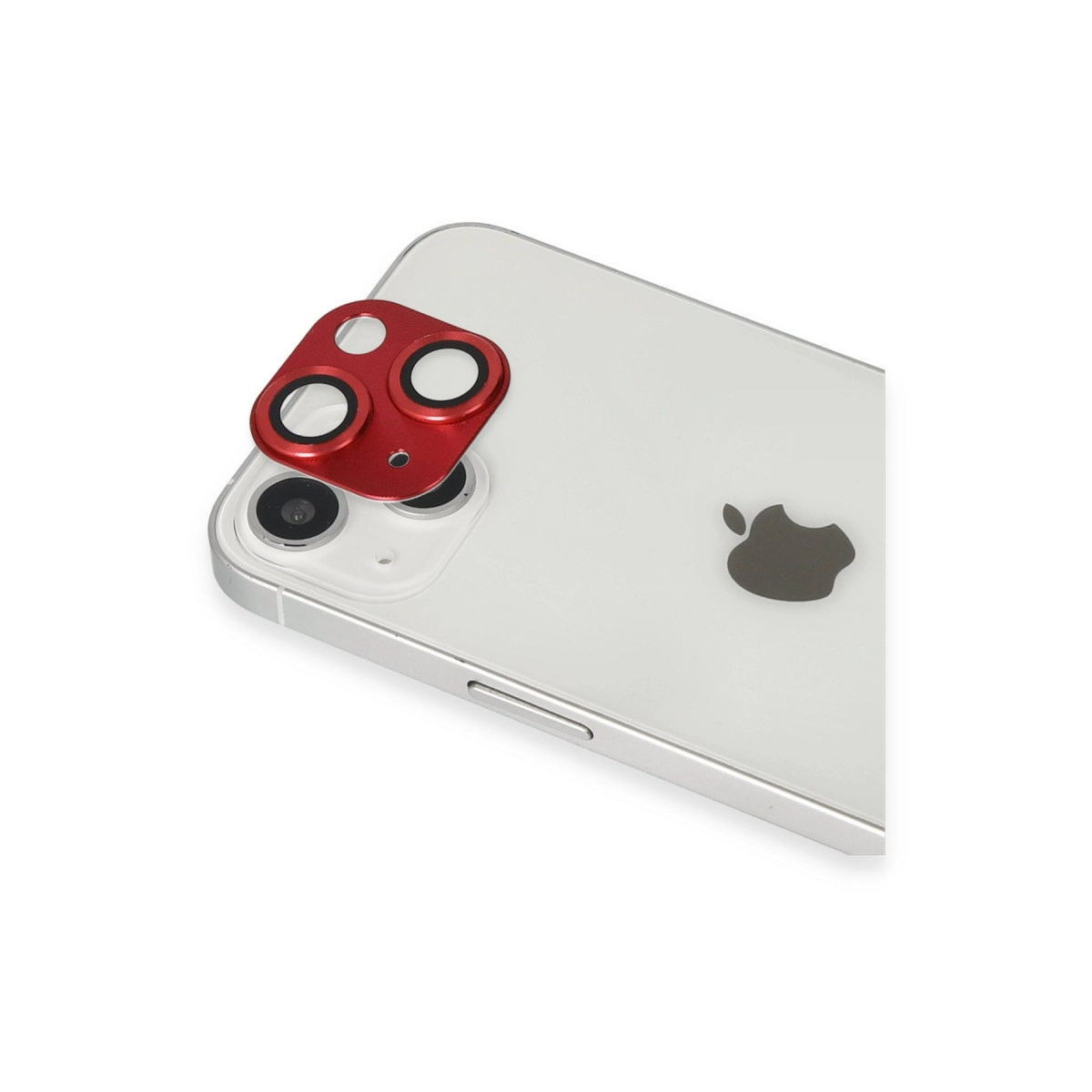 Evimdeyokyok Apple İphone 13 Pers Alüminyum Kamera Lens - Kırmızı