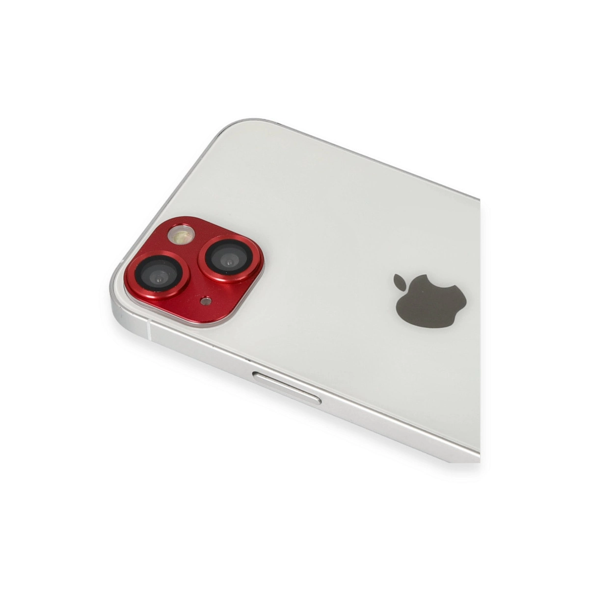 Evimdeyokyok Apple İphone 13 Pers Alüminyum Kamera Lens - Kırmızı