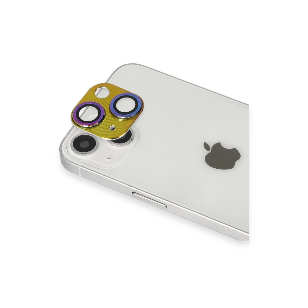 Evimdeyokyok Apple İphone 13 Pers Alüminyum Kamera Lens - Rainbow