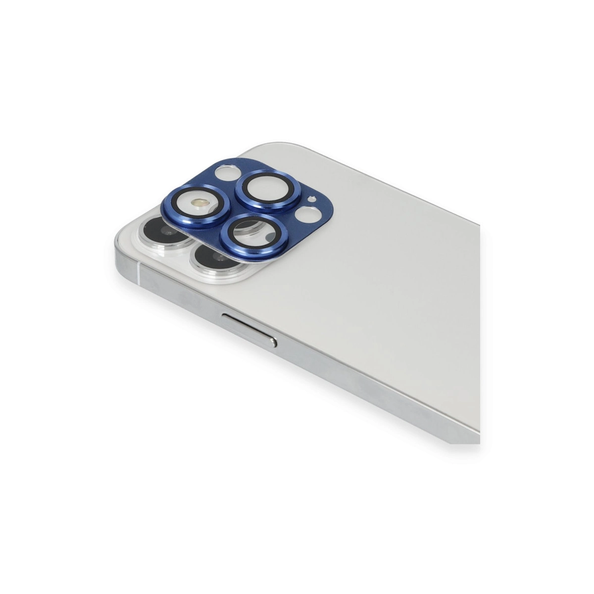 Evimdeyokyok Apple İphone 13 Pro Max Pers Alüminyum Kamera Lens - Lacivert