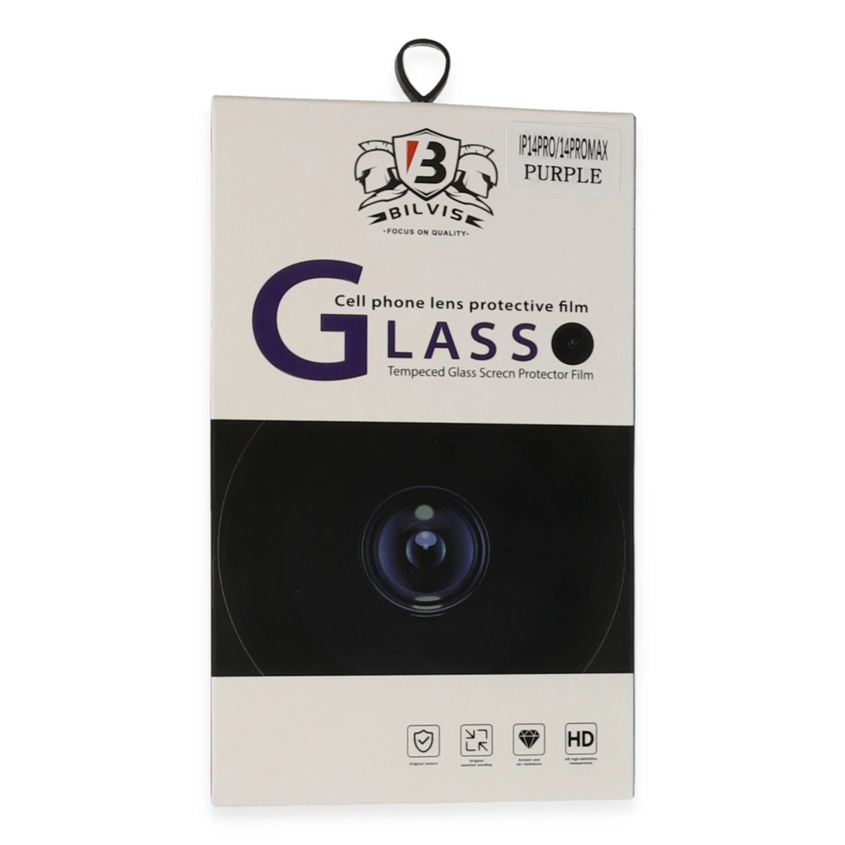 Evimdeyokyok Apple İphone 14 Pro Max Bilvis Titan Kamera Lens - Derin Mor