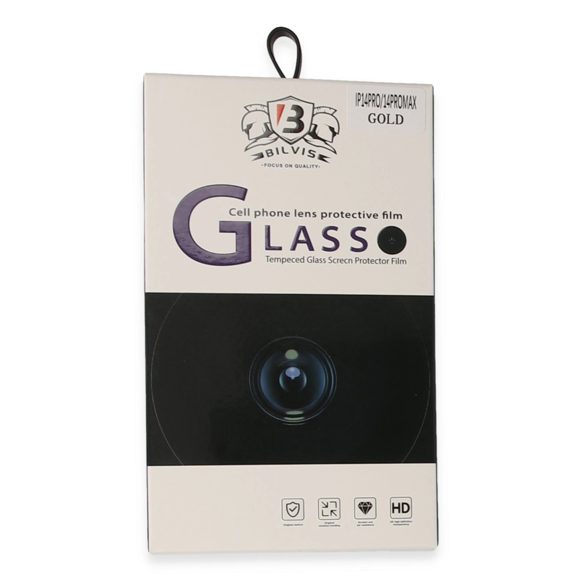 Evimdeyokyok Apple İphone 14 Pro Max Bilvis Titan Kamera Lens - Gold