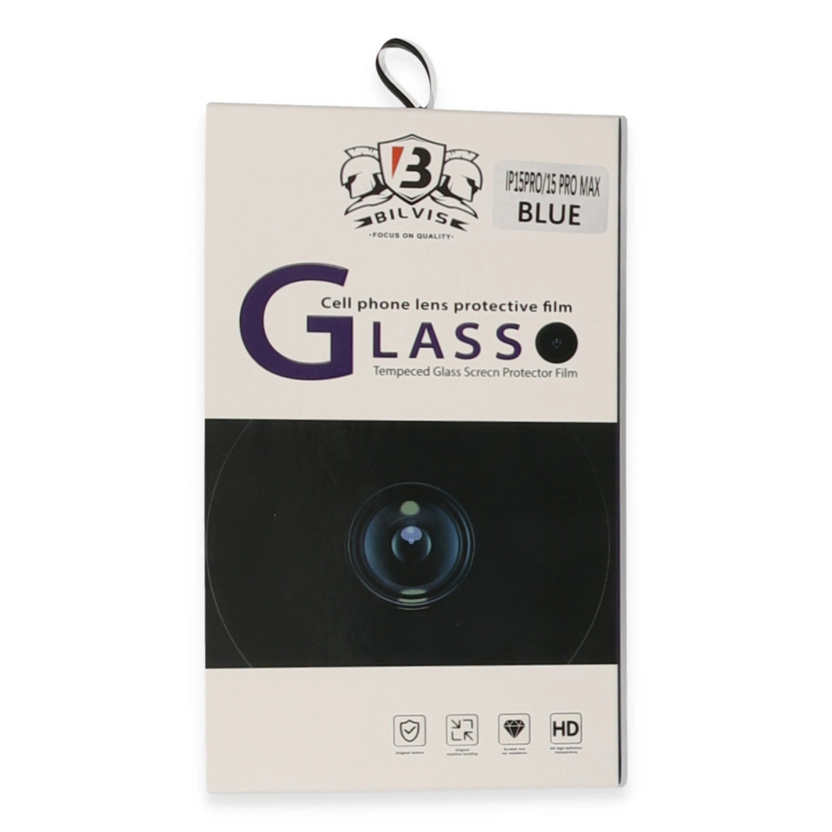 Evimdeyokyok Apple İphone 15 Pro Max Bilvis Titan Kamera Lens - Lacivert
