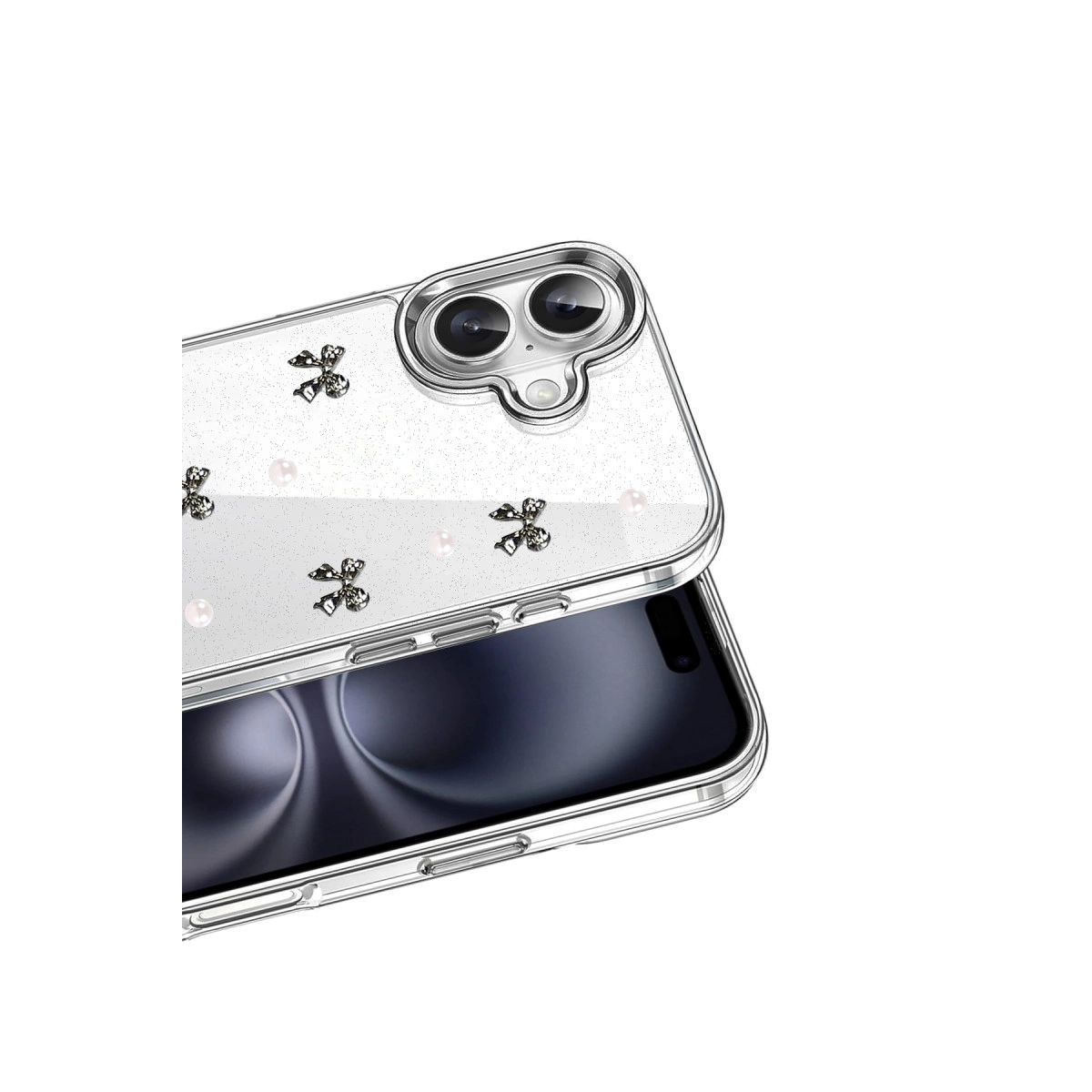 Evimdeyokyok Apple İphone 17 Fiyonk Desenli Kapak - Desen 8