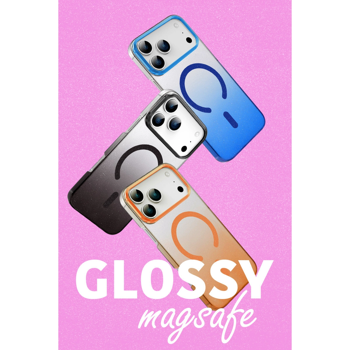 Evimdeyokyok Apple İphone 17 Pro Max Glossy Magsafe Kapak - Turuncu
