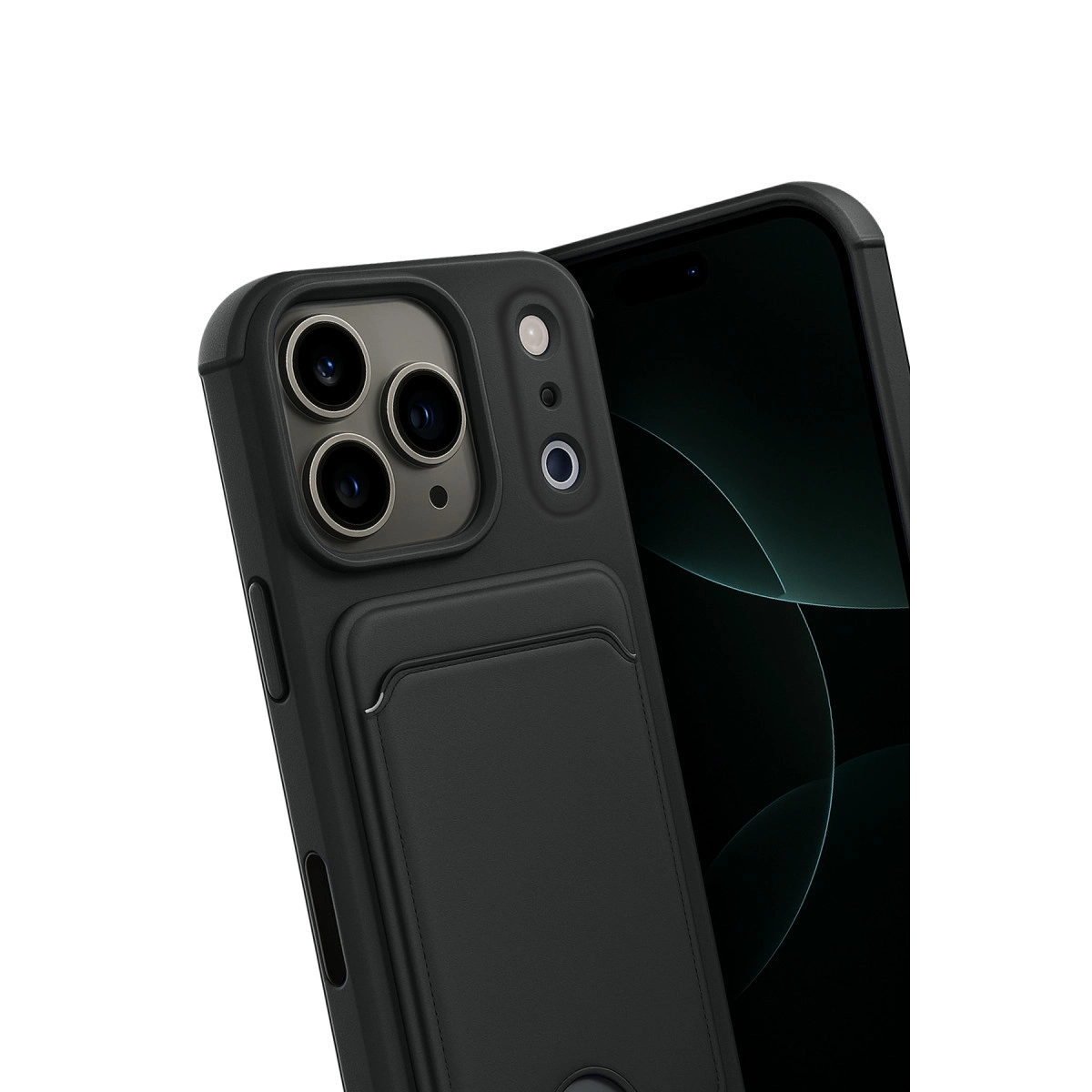 Evimdeyokyok Apple İphone 17 Pro Max Kelvin Kartvizitli Silikon - Siyah