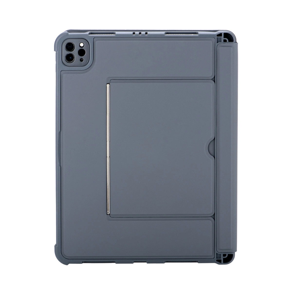 Evimdeyokyok Apple T5504D İpad Pro 11 (2024) Kılıf Palermo Ledli Klavyeli Standlı Tablet Kılıfı - Siyah