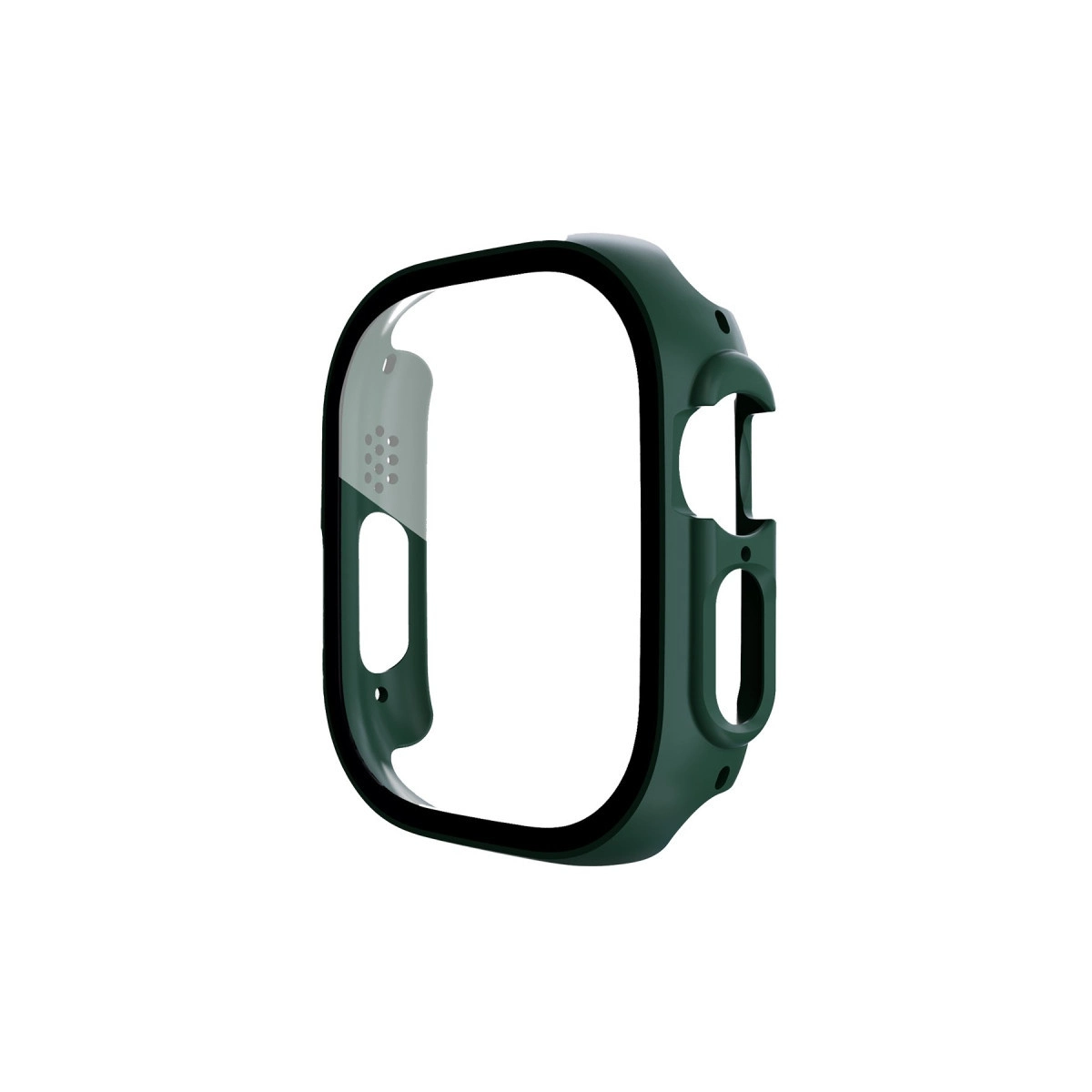 Evimdeyokyok Apple Watch Ultra 49Mm Desert Camlı Kasa Ekran Koruyucu - Koyu Yeşil