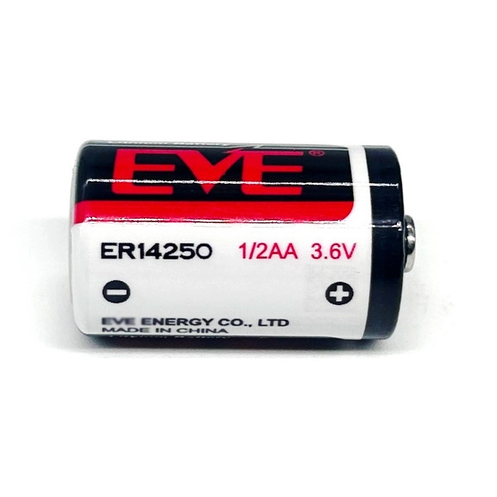 Evimdeyokyok Eve Er14250 1/2Aa Size 3.6V 1200 Mah Şarjsız Li-Socl2 Lithium Pil