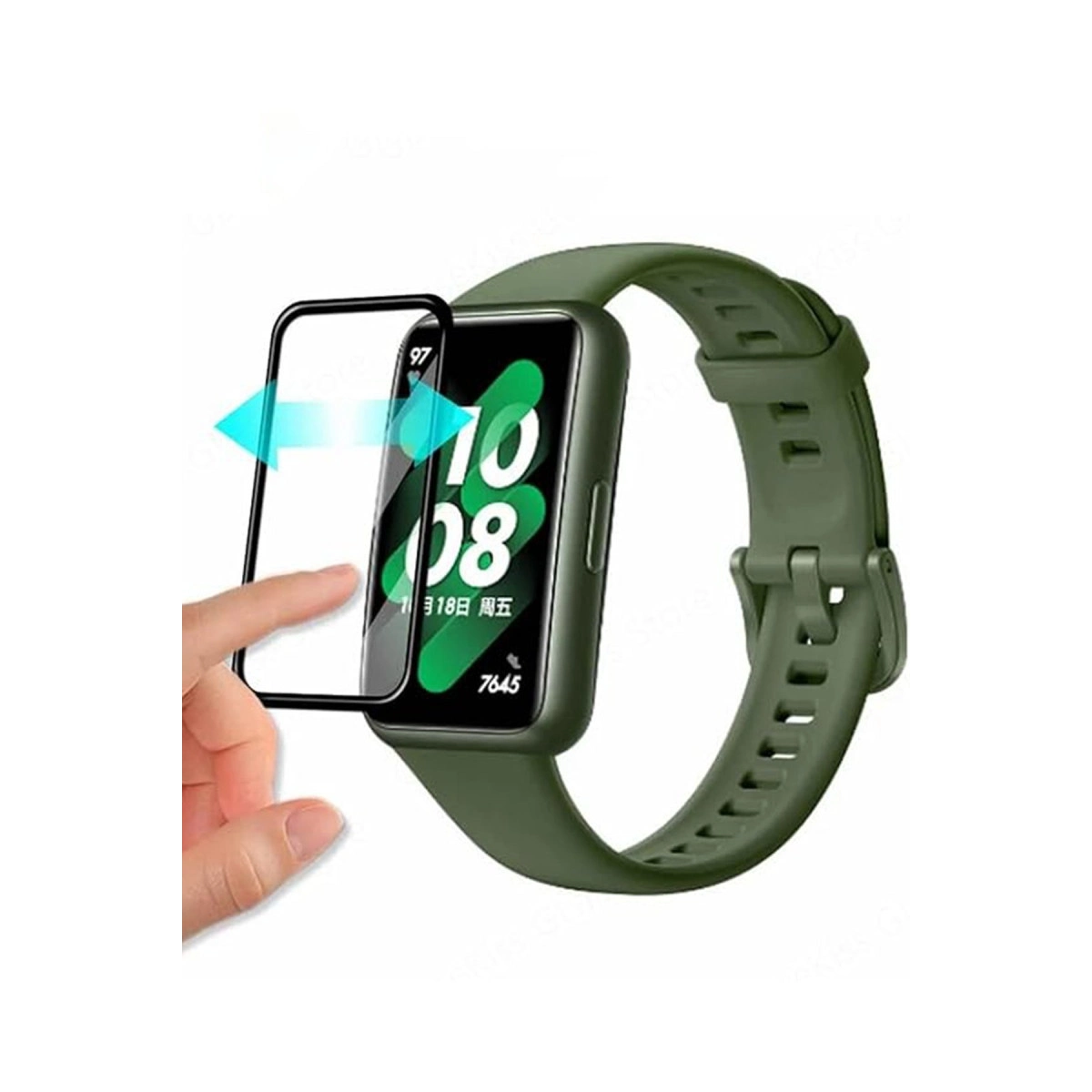 Evimdeyokyok Huawei Band 8 Polymer Nano Ekran Koruyucu - Şeffaf