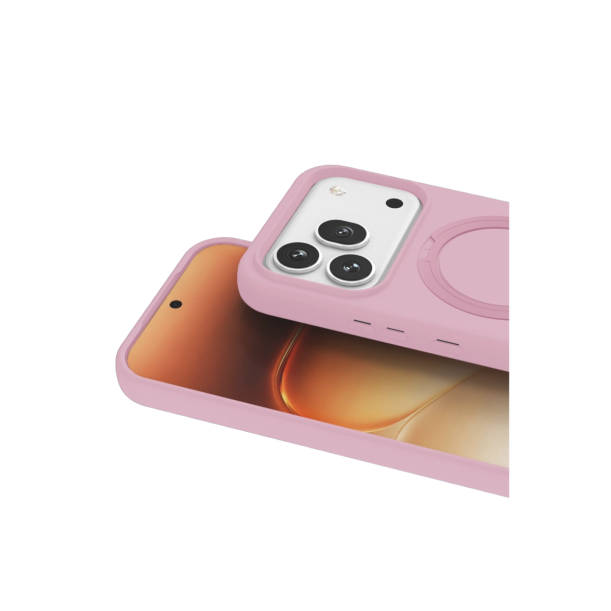 Evimdeyokyok Huawei Honor 600 Regal Magsafe Standlı Kapak - Açık Pembe