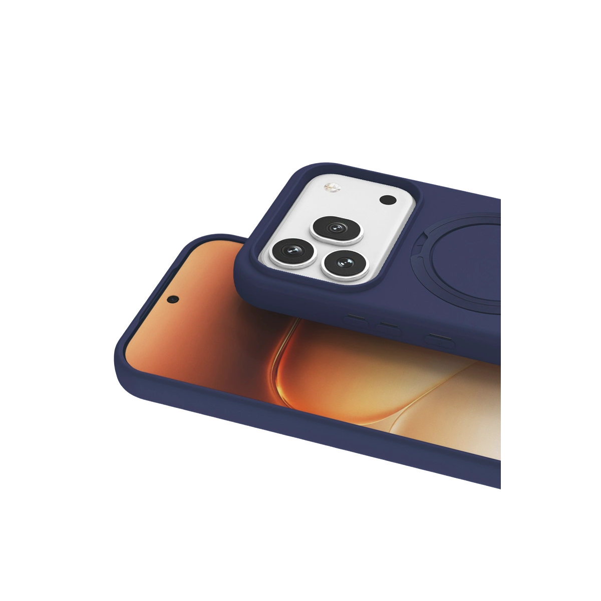 Evimdeyokyok Huawei Honor 600 Regal Magsafe Standlı Kapak - Lacivert