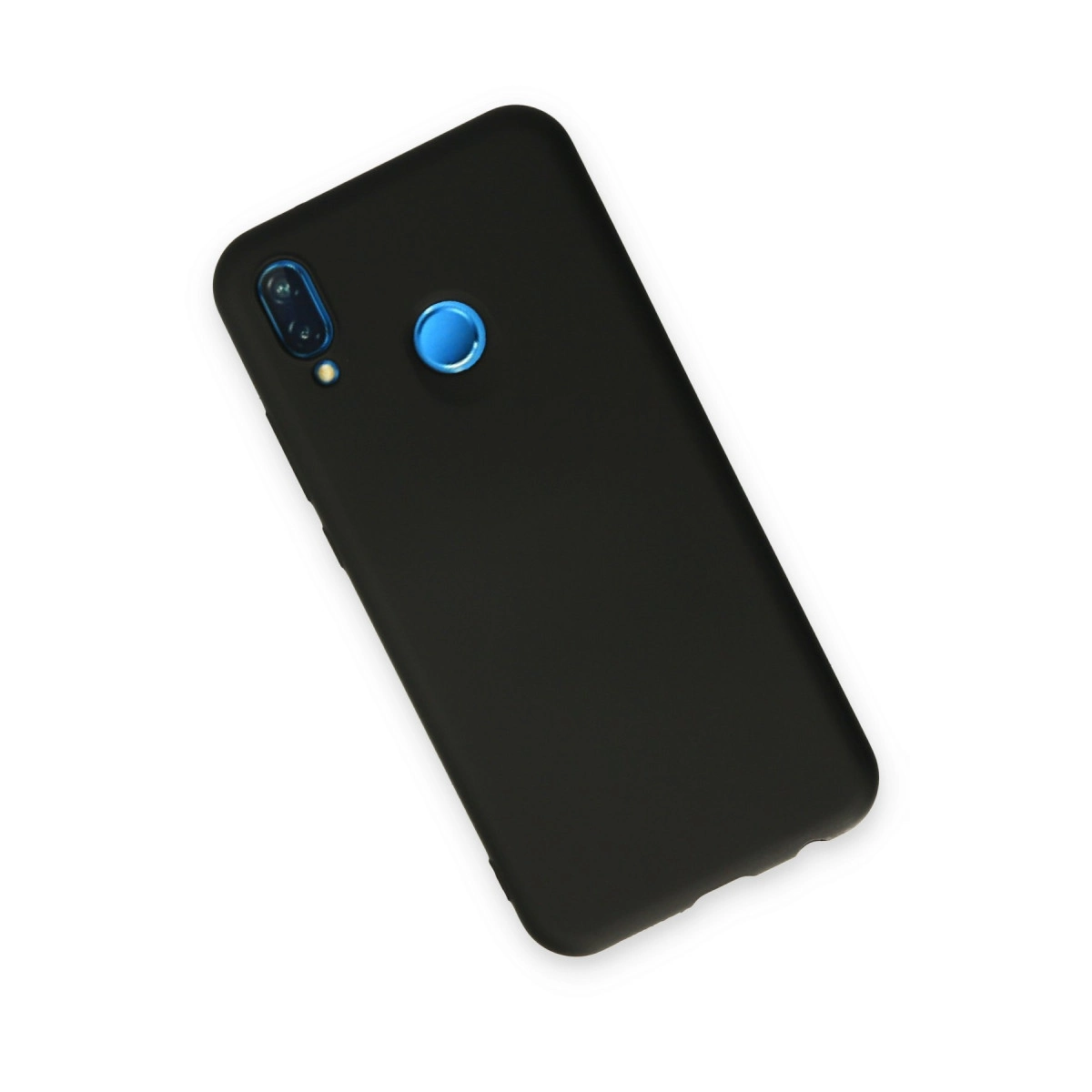 Evimdeyokyok Huawei P20 Lite Kılıf Nano İçi Kadife Silikon - Siyah