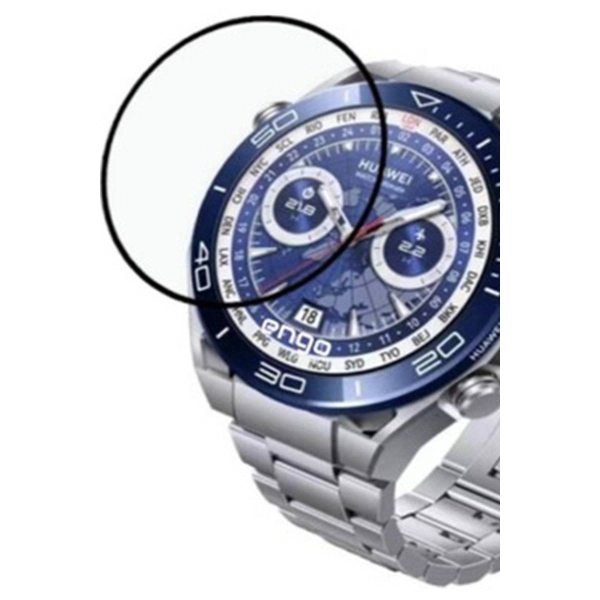 Evimdeyokyok Huawei Watch Ultimate Polymer Nano Ekran Koruyucu - Şeffaf