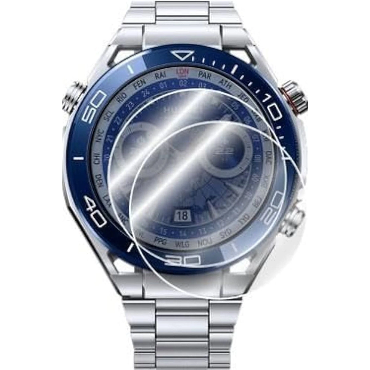 Evimdeyokyok Huawei Watch Ultimate Polymer Nano Ekran Koruyucu - Şeffaf