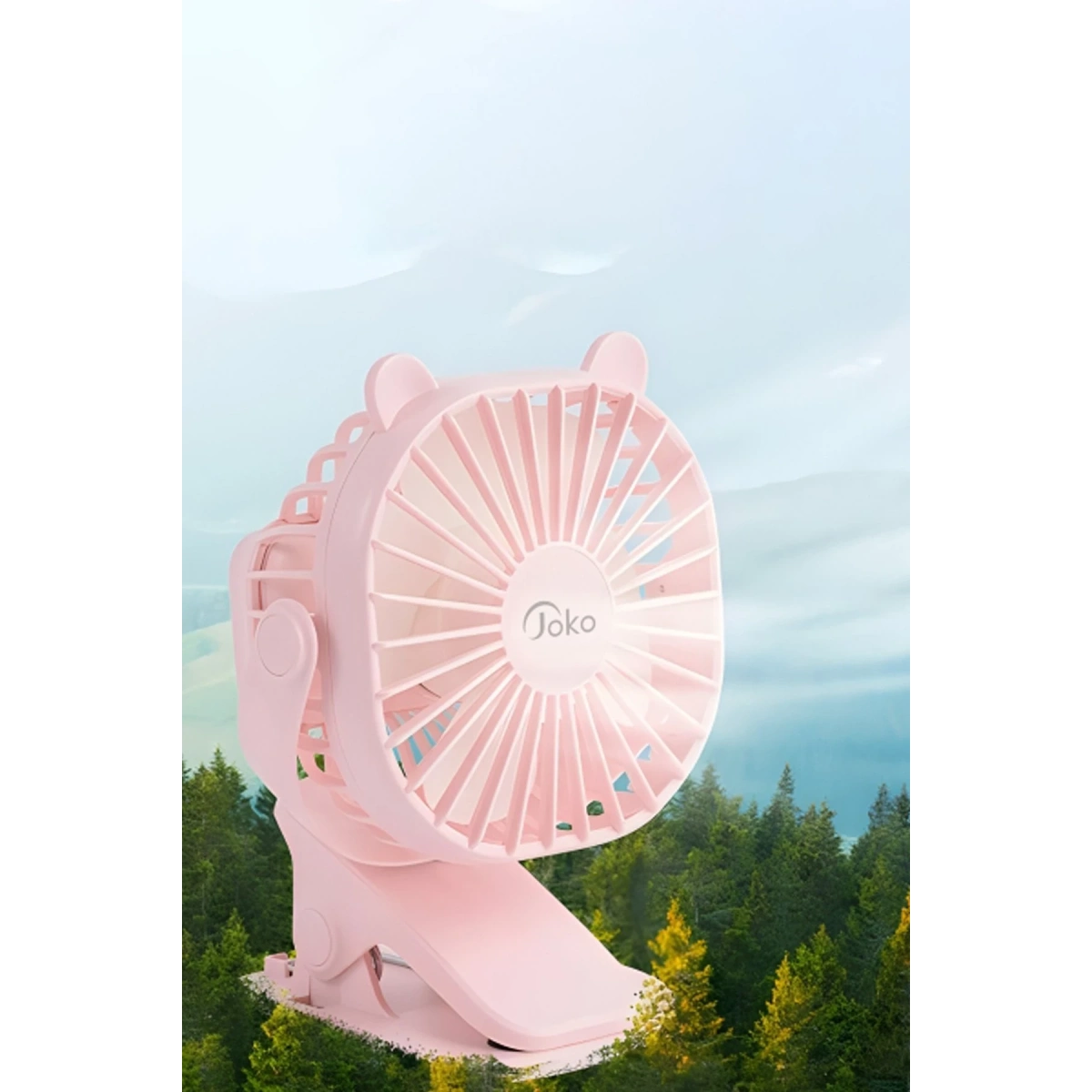Evimdeyokyok Joko Js03 Masaüstü Soğutma Fanı - Pembe