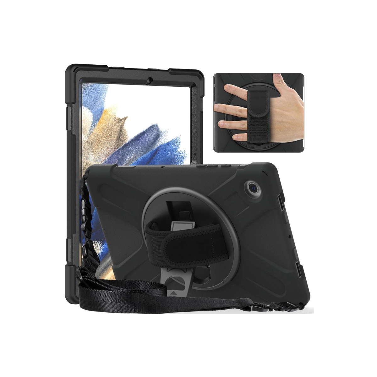Evimdeyokyok Lenovo Tab M10 Tb328Fu Kılıf Amazing Tablet Kapak - Siyah