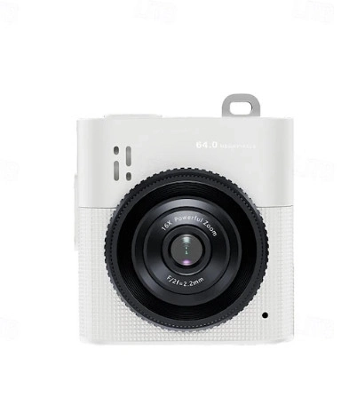 Evimdeyokyok Mini Dijital Kamera 64Mp 16X Digital Zoom Retro Vintage 1.4’’Ekranlı Video Kamera Taşınabilir Tasarı