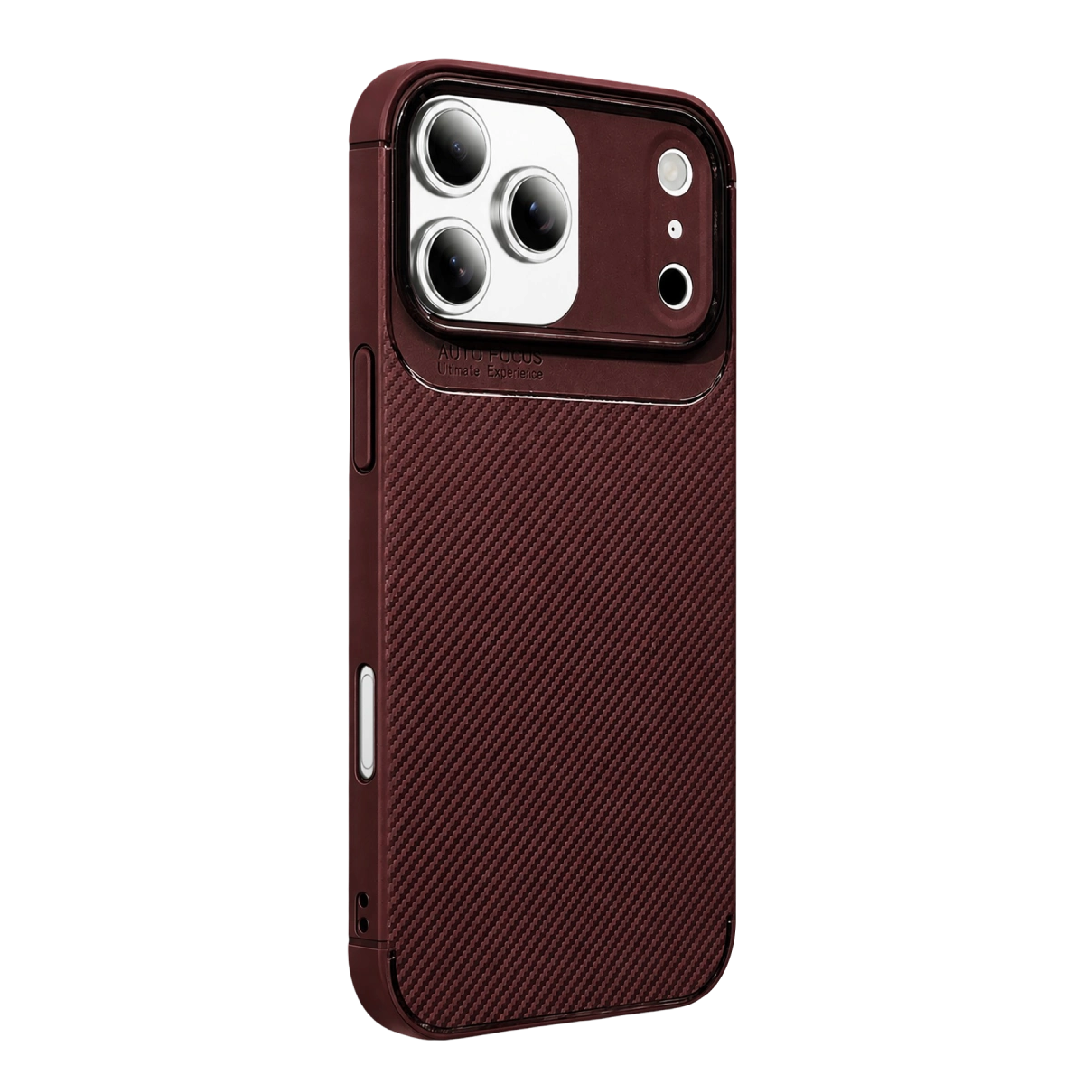 Evimdeyokyok Newface Apple İphone 17 Pro Auto Focus Karbon Kapak - Bordo